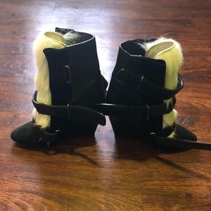 💯 Authentic  Isabel Marant Pony & Suede Boots